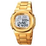 Skmei - 2036 - Azan Reminder Watch Waterproof - Gold/White