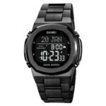 SKMEI - 2036 - Qibla Azan Time Reminder Prayer Watch - Black/black
