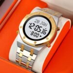 SKMEI - 2043 - Qibla Azan Time Reminder Prayer Watch - silver/gold-white - Image 5