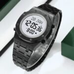 SKMEI - 2043 - Qibla Azan Time Reminder Prayer Watch - black/white - Image 3