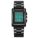 SKMEI 2092 - Qibla Azan Time Reminder Prayer Watch - black - Image 3