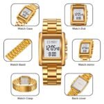 SKMEI - 2092 - Qibla Azan Time Reminder Prayer Watch - gold - Image 5