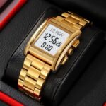 SKMEI - 2092 - Qibla Azan Time Reminder Prayer Watch - gold - Image 2