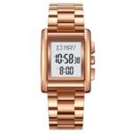 SKMEI - 2092 - Qibla Azan Time Reminder Prayer Watch - rose gold