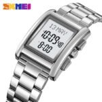 SKMEI - 2092 - Qibla Azan Time Reminder Prayer Watch - silver - Image 2