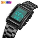 SKMEI 2092 - Qibla Azan Time Reminder Prayer Watch - black - Image 5