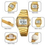 SKMEI - 2194 - Qibla Azan Time Reminder Prayer Watch - gold - Image 5