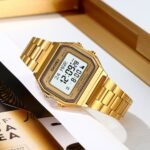 SKMEI - 2194 - Qibla Azan Time Reminder Prayer Watch - gold - Image 3