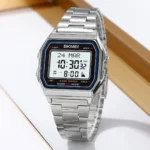 SKMEI - 2194 - Qibla Azan Time Reminder Prayer Watch - silver - Image 2