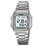 SKMEI - 2240 - Qibla Azan Time Reminder Prayer Watch - silver - Image 2