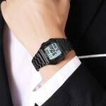 SKMEI - 2240 - Qibla Azan Time Reminder Prayer Watch - black - Image 3