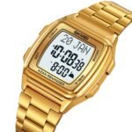 SKMEI - 2240 - Qibla Azan Time Reminder Prayer Watch - gold - Image 2