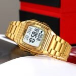 SKMEI - 2240 - Qibla Azan Time Reminder Prayer Watch - gold - Image 4