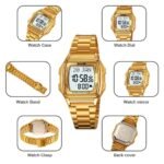 SKMEI - 2240 - Qibla Azan Time Reminder Prayer Watch - gold - Image 5