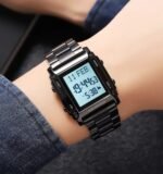 SKMEI - 2277 - Qibla Azan Time Reminder Prayer Watch - black - Image 2