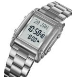 SKMEI - 2277 - Qibla Azan Time Reminder Prayer Watch - silver - Image 2