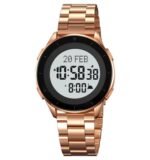 SKMEI - 2300 - Qibla Azan Time Reminder Prayer Watch - rose gold - Image 2