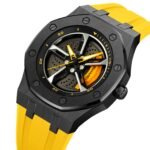 SKMEI - 2359 - Rotating Wheel Sports Edition Watch - yellow-silical gel