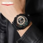 SKMEI - 2533 - Luxurious Creative Gentleman Business Boutique Dial Quartz Watch - black/black - Image 3