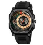 SKMEI - 2533 - Luxurious Creative Gentleman Business Boutique Dial Quartz Watch - black/black