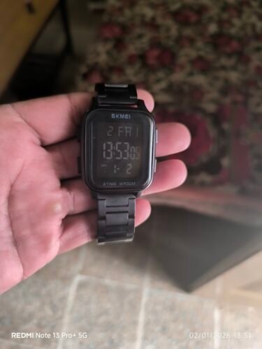 Skmei - 1859 - Digital Electronic LED Display Watch - black photo review