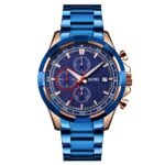 SKMEI - 9192 - Premium Chronograph Analog Watch - blue - Image 2
