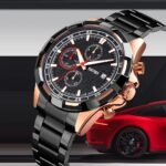 SKMEI - 9192 - Premium Chronograph Analog Watch - rosegold/black - Image 3