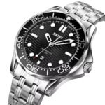 Skmei - 9276 - Quartz Casual Luxury Business Analog Watch - silver/black-steel