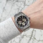 SKMEI - 9296 - Analog Stainless Steel Chronograph Quartz Watch - silver black - Image 3