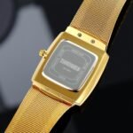 SKMEI - 9311 - Elegant Square Quartz Mesh Edition Watch - gold/silver - Image 3