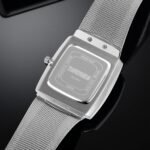 SKMEI - 9311 - Elegant Square Quartz Mesh Edition Watch - silver/black - Image 3