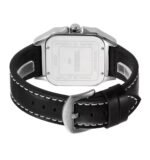 SKMEI - 9330 - Premium Down Second Square Dial Watch - silver/black - Image 5
