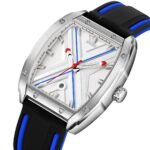 SKMEI - 9364 - Sporty Barrel Shape Quartz Watch - blue
