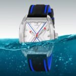 SKMEI - 9364 - Sporty Barrel Shape Quartz Watch - blue - Image 2