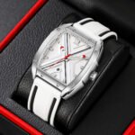 SKMEI - 9364 - Sporty Barrel Shape Quartz Watch - white - Image 2