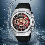 SKMEI - 9377 - Sporty Multi-Function Quartz Watch - silver/black