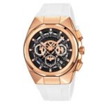 SKMEI - 9377 - Sporty Multi-Function Quartz Watch - rosegold/white
