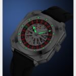 SKMEI - 9379 - Rotating Poker Dial Silicone Wrist Watch - silver/black - Image 4