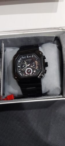 Skmei - 9359 - Quartz Chronograph Heavy-Duty Metal Build - black photo review