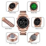Skmei - 1611 - Advanced Digital Functions Watch - rose gold - Image 2