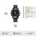 Skmei - 2019 - Advanced Digital Features Dual Time Watch - black-black - Image 5