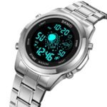 Skmei - 2019 - Advanced Digital Features Dual Time Watch - silver-black - Image 5