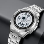 Skmei - 2019 - Advanced Digital Features Dual Time Watch - silver-white - Image 2