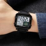 Skmei - 2033 - Bold Square Advanced Digital Functions Watch - black - Image 4