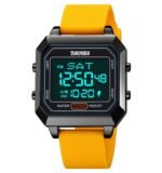 Skmei - 2150 - Digital Electronic Sports Watch - black/yellow - Image 5