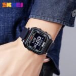 Skmei - 2150 - Digital Electronic Sports Watch - black/black - Image 3