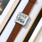Skmei - 2246 - Modern Square Digital Watch - silver/brown - Image 3