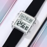 Skmei - 2246 - Modern Square Digital Watch - white-transparent
