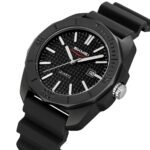 Skmei - 2393 - Quartz Analog Silicone Strap Watch - black/checkered - Image 2