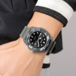 Skmei - 2393 - Quartz Analog Silicone Strap Watch - army green - Image 3